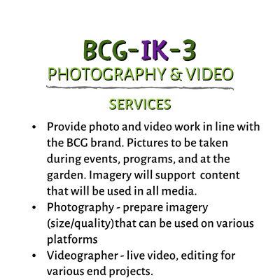 3-BCG-InKind-Sponsorship-PHOTOGRAPHY & VIDEO