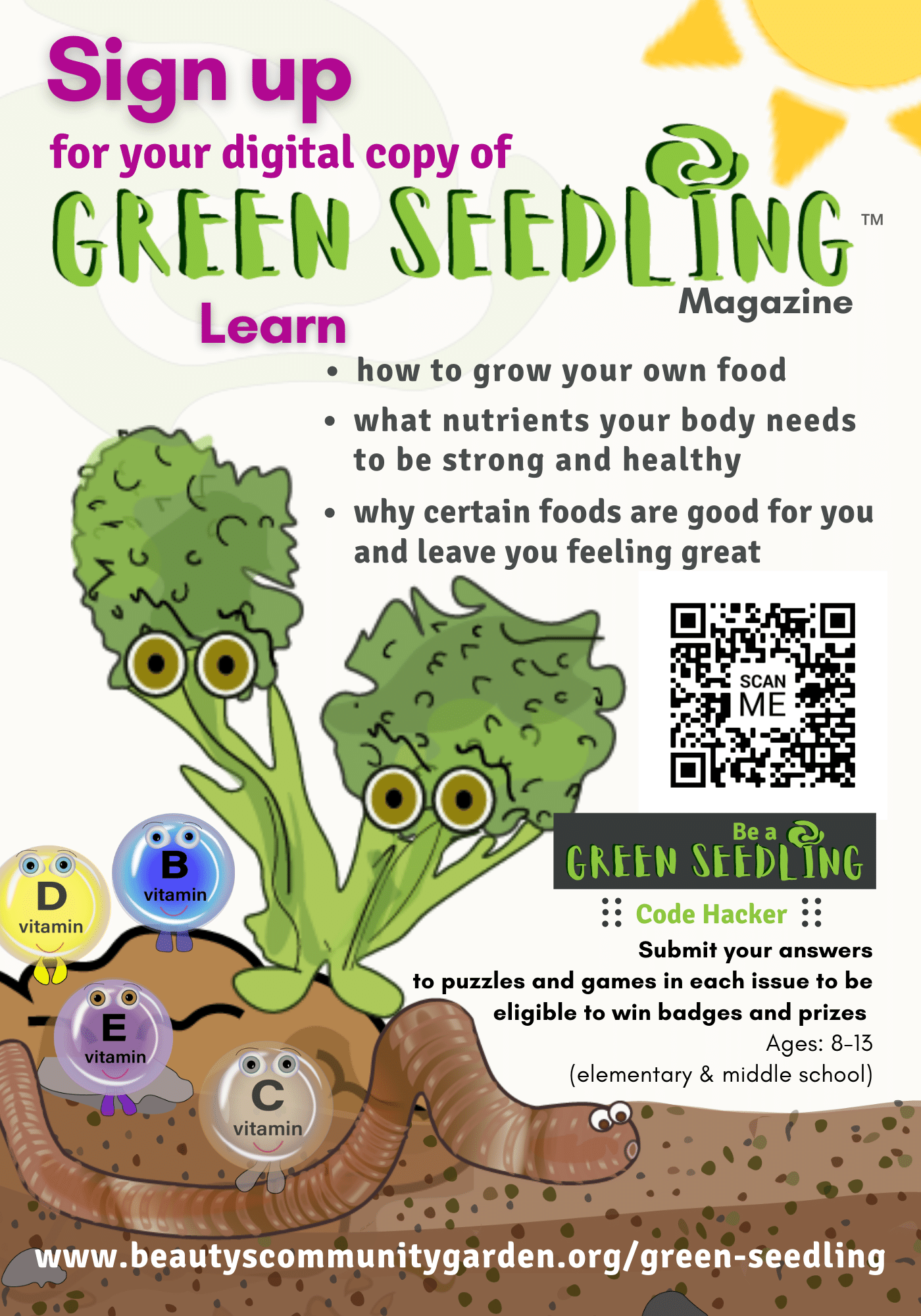 Green Seedling flyer